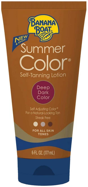 Banana Boat 섬머 컬러 셀프 태닝 로션 딥 다크 컬러, 177ml, 1개 - 쿠팡