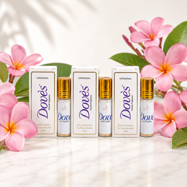 알마스 도브 '스 롤 온 퍼퓸 향수 6ml, 3개
