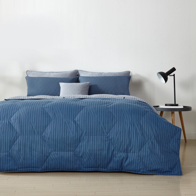 리치앤홈 먼지없는 알러지케어 클레식 트윈 구스이불, 클레식 네이비