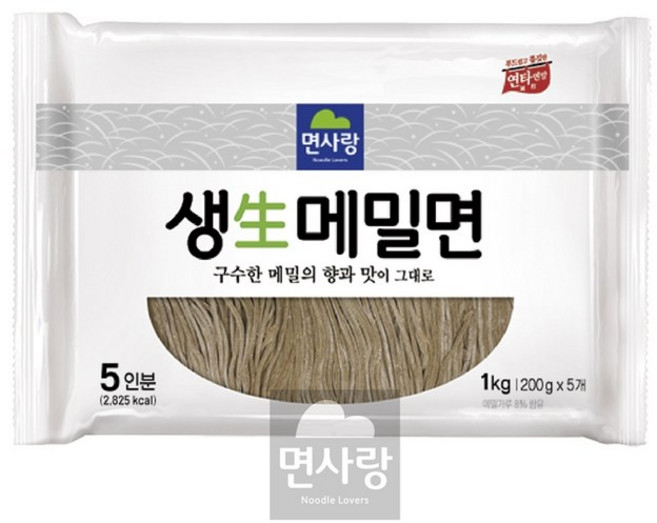 면사랑 생 메밀면 6인분, 1kg, 1개
