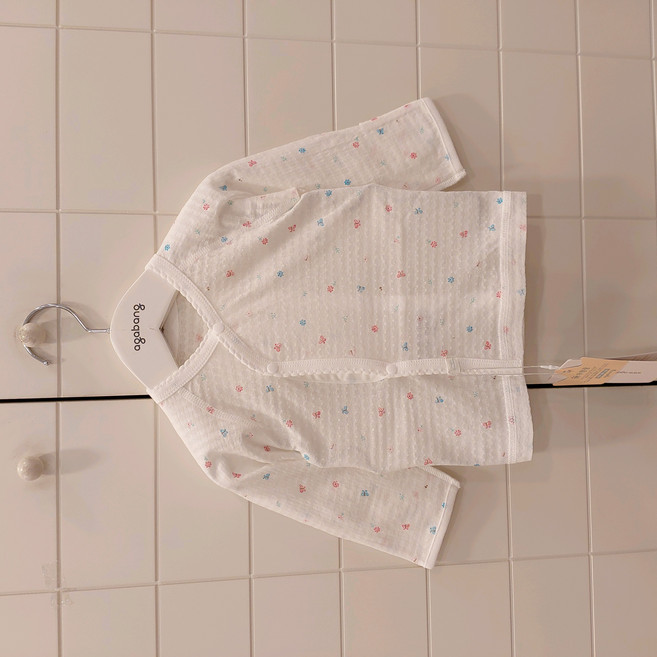 아가방 NC청주점# 25년여름신상! 무형광~ 신축성 좋은 면100% 배내저고리