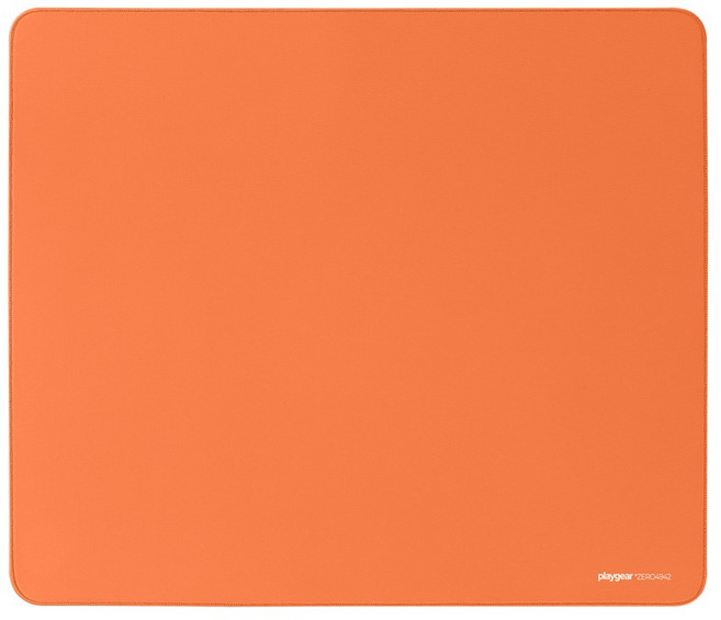 플레이기어 게이밍 마우스패드 밸런스 슬라이딩 브레이킹 스피드 발로란트 롤 오버워치 배그, ZERO4942 밸런스 오렌지, 1개