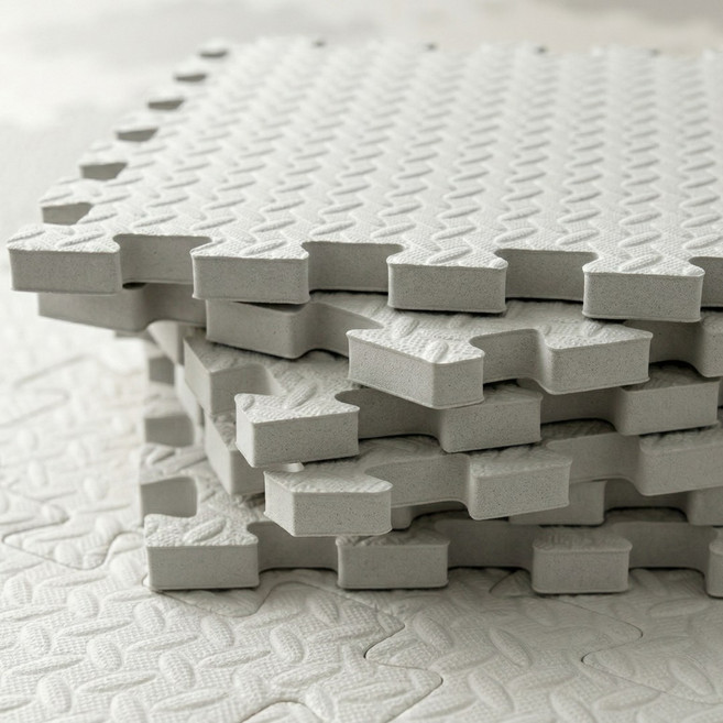 서포트홈 미끄럼방지 층간소음 퍼즐 매트, 10개, 그레이