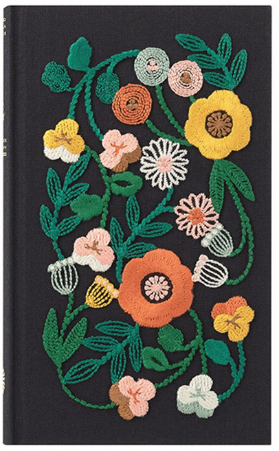 日本 MIDORI 繡花封面連用日記 5年連用 明進文房具, 1本