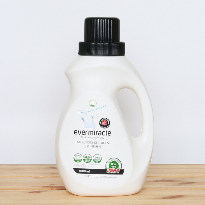 힐링라이프 EM 세탁세제 / 이엠 고농축 유아 아기 베이비 빨래 세제, 1L, 1개