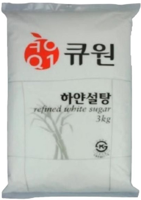 큐원설탕정백당3KG 1개, 3kg