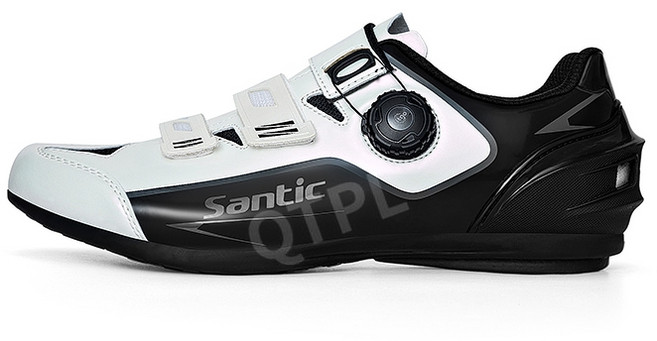 Santic 무잠금 라이딩 슈즈 남성용 산악 자전거 평면 솔 신발 카리브 2.0, 295, 화이트