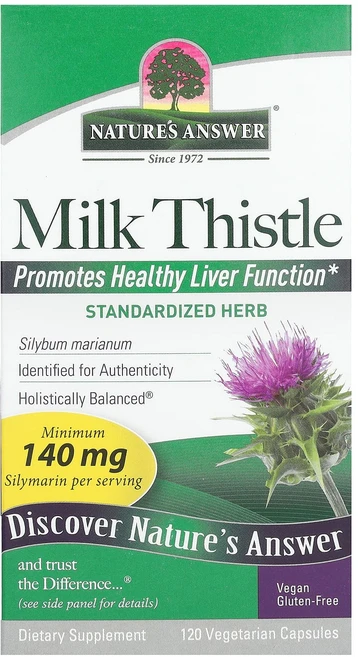 몸관리하세요 겨울입니다 Nature's Answer 밀크시슬 140mg 베지 캡슐 120정 특별관리진행, NaturesAnswer밀크시슬140mg베지캡슐120정, 1개 - 쿠팡