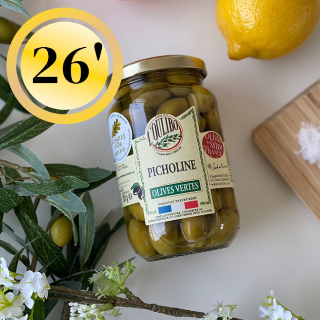 [26년 햇 올리브] 르올리보 피숄린 고소한 그린 올리브 항공 직송 저속노화, 380g, 1개