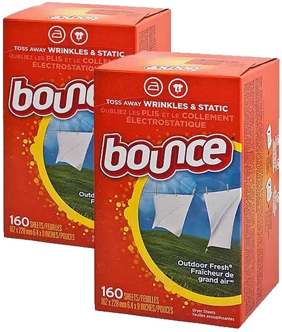 바운스 건조기 드라이시트 165매 x 2개