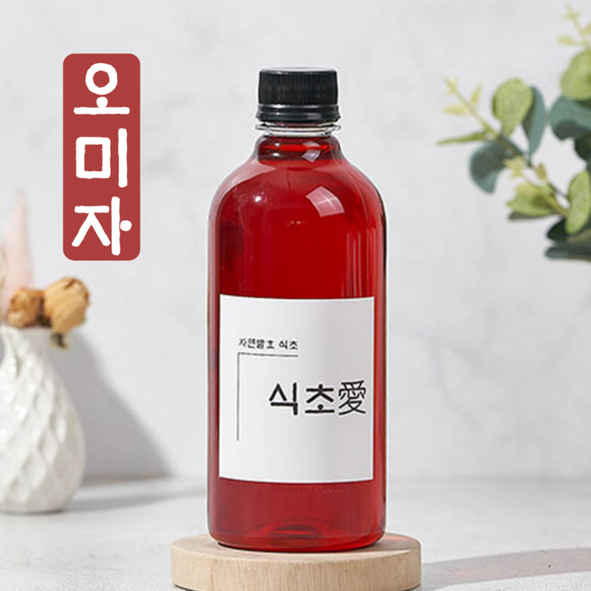 전통 건강한 샐러드용 미용음료 마시는 무첨가 고급 자연발효 과일식초 초무침 드레싱 웰빙, 1개, 500ml, 오미자 비니거