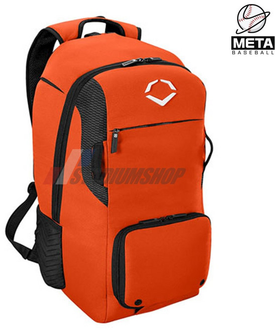 이보쉴드 스탠드 아웃 야구 장비가방 백팩 오렌지 WTV9101OR, 1개