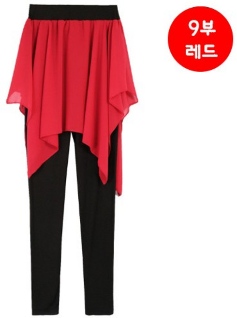 여성 모달원단 치마 타이즈 일체형 댄스복 요가복 레깅스 바지-k484