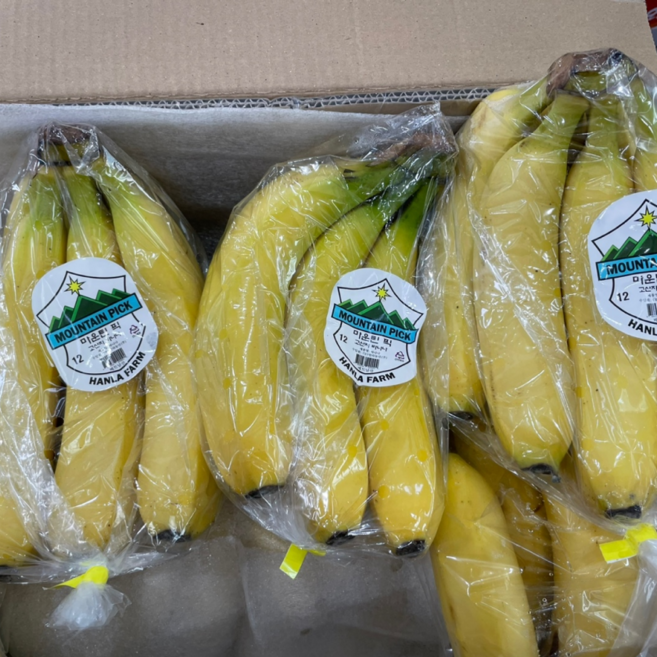 신선한 dole 바나나 특품, 1박스, 바나나 2수