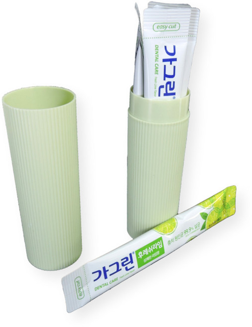 동아제약 가그린 라임 스틱 10ml 일회용 구강 청결제 휴대용 가글 그린케이스 100포, 100개