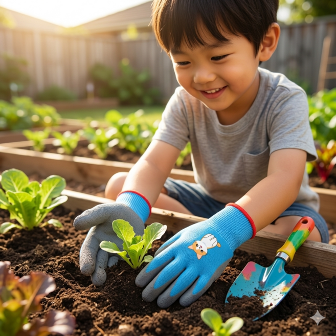오하리 어린이 코팅목장갑
