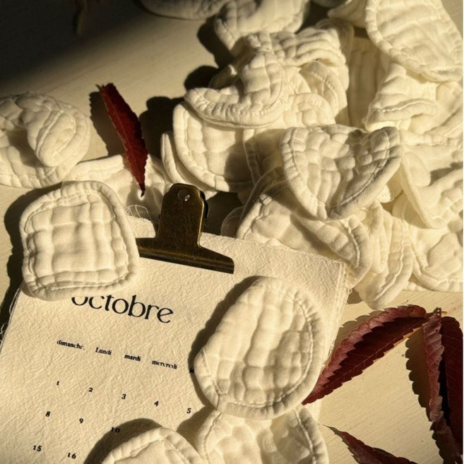 태어나줘서고마워 순면거즈 수유패드 12장세트, 1세트, 12개입