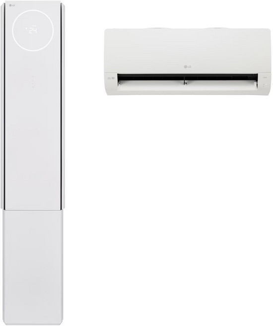 18+6평형 2등급/ FQ18FV3EA2/ LG 휘센 오브제컬렉션 뷰 에어컨 2in1/ 3시리즈 멀티형 에어컨/ 2025년형/, 매립배관형, FQ18FV3EA2