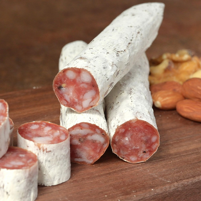 소시송(Saucisson sec) 80g / 프랑스 정통 발효건조 소시지 / 와인 맥주 위스키 고급 안주, 1세트