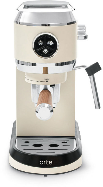 오르테 에스프레소 커피머신 OCK-351A / 20bar, 아이보리, 아이보리