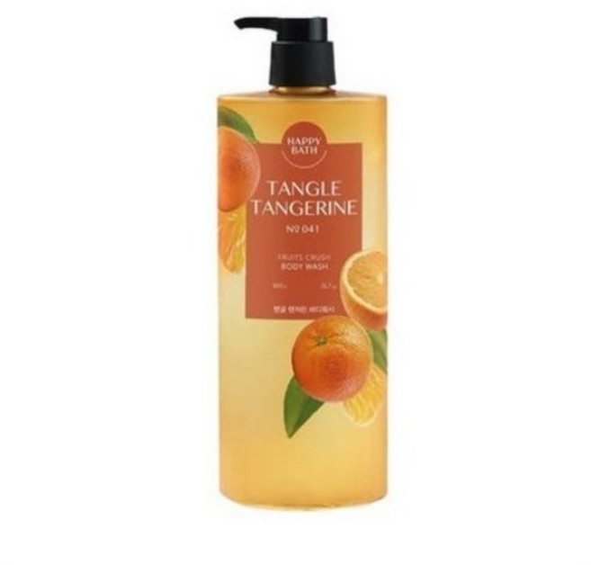 해피바스 프루츠 크러시 탱글 탠저린 바디워시 시트러스향, 900g, 1개