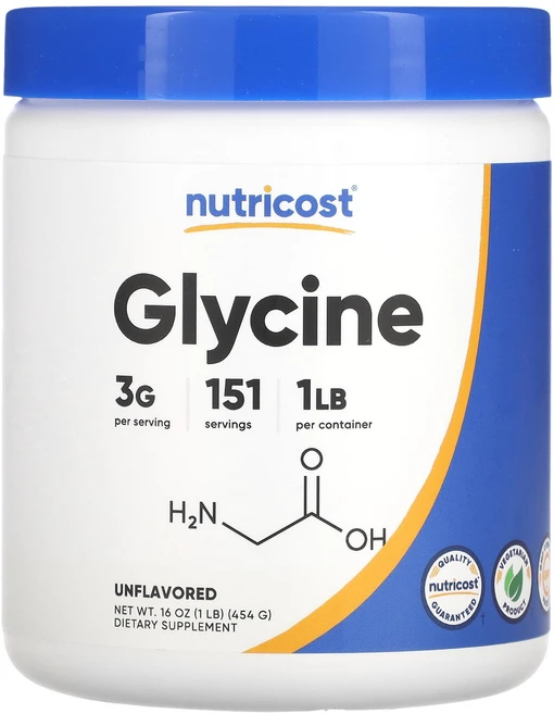 Nutricost 글라이신 무맛 454g(16oz), Nutricost 글라이신 무맛 454g16oz, 454g, 1개 - 쿠팡