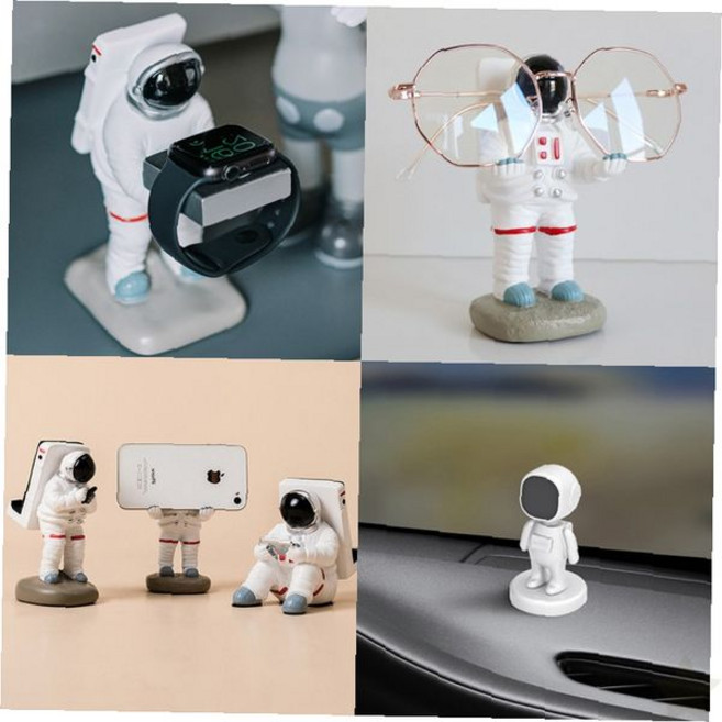 우주인 피규어 휴대폰 받침대 탁상용 안경 보관함 손목시계 보관 장식품 책상 정리, 1개, 아스트로 애플워치 거치대_단품