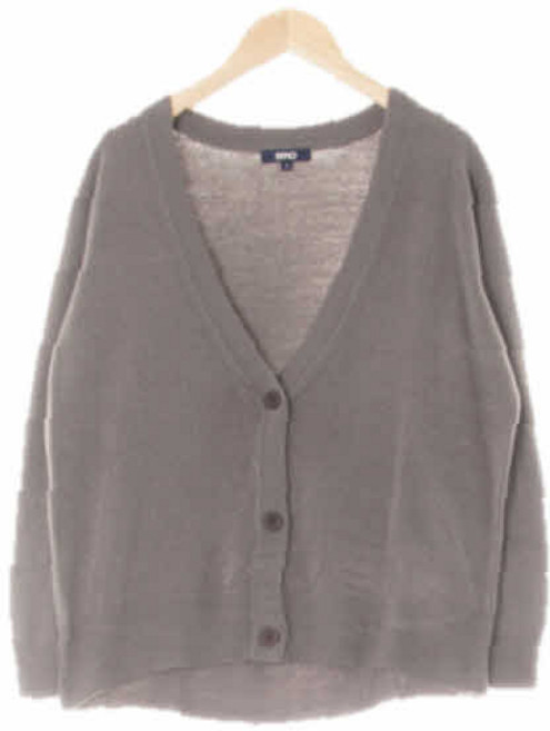 3920 스파오 그레이 아크릴 니트가디건 [S]