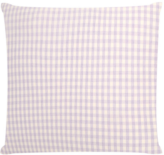 플랫화이트 국내제작 박음질이 탄탄한 인테리어 방석&소파쿠션 겸용커버, 라벤더체크