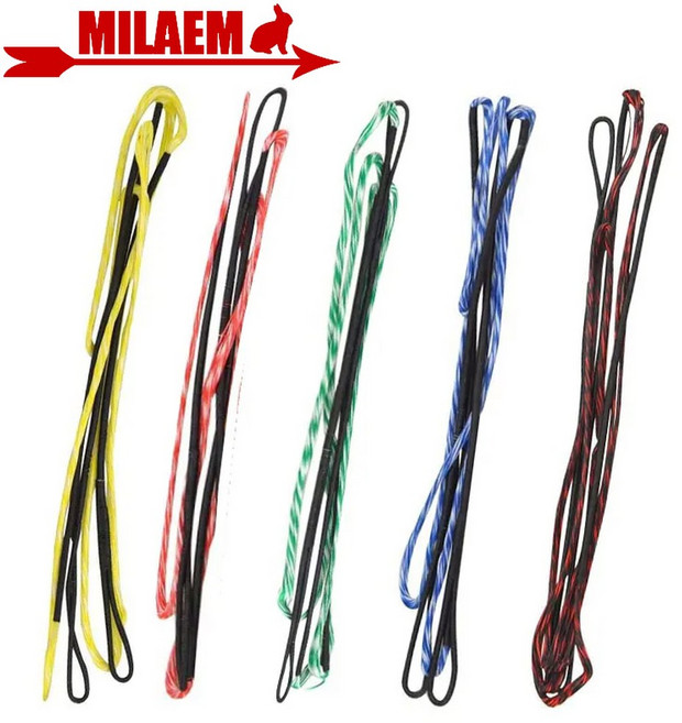 롱보우 스트링 액세서리 리커브 16 보우 14 70 교체 양궁 가닥 인치 48 사냥 12 슈팅, 16Strands 48in-112cm, 1개