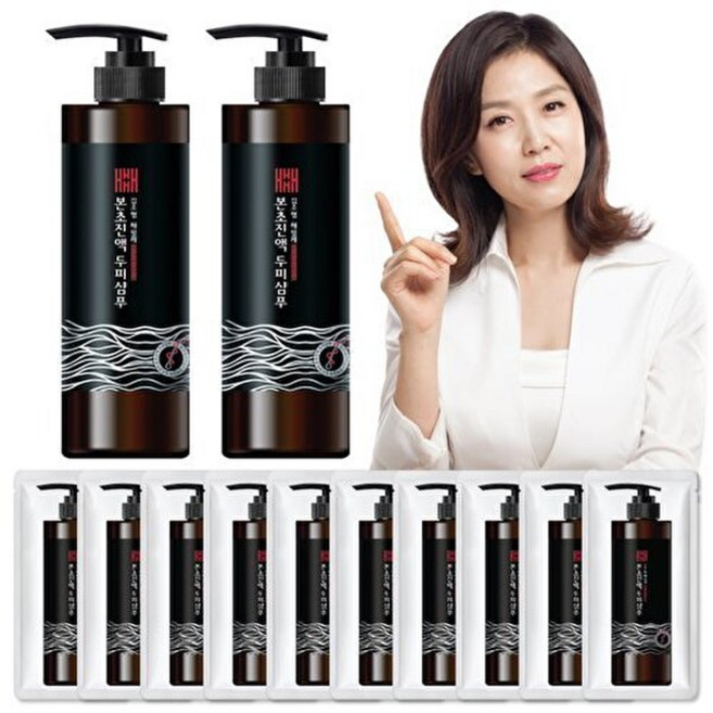 김소형헤밀레 (시크릿특가)김소형 본초진액 두피샴푸2병+여행용10매, 2개, 500ml