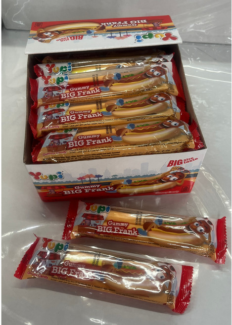 古早味 懷舊零食 熱狗造型軟糖 QQ糖, 672g, 1盒