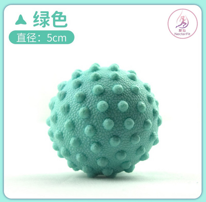 Nectar Fit 筋膜球 按摩球 花生球 肌肉放鬆, 1個, 顆粒球【綠】