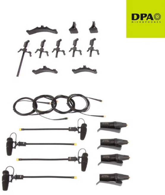 DPA 악기용 마이크 저감도 KIT-4099-DC-4R-C 세트 펠리컨케이스 미포함 [국내 DPA 공식파트너 정품]