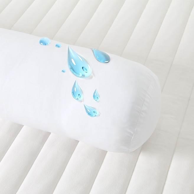 우리앤데코 바디필로우 방수 커버 롱쿠션 긴베개 솜별매, 화이트 커버만