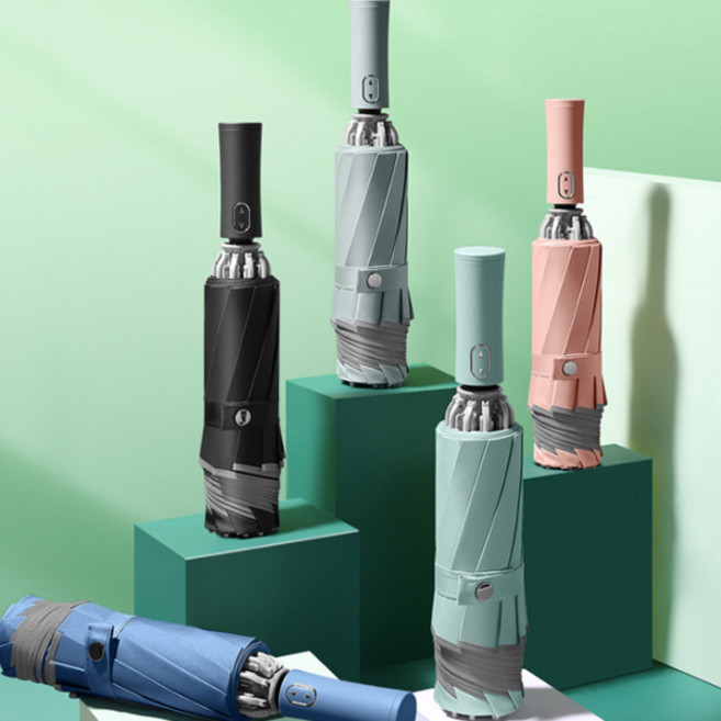 당일발송 신기술 거꾸로우산 완전자동 튕김방지3단우산 빛반사 자동우산 우양산