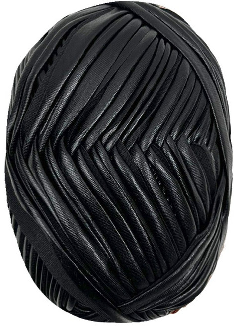 벨라실 200g 인조가죽실 가방실 망스티치실 코바늘실 뜨개실, 1개, 12 블랙