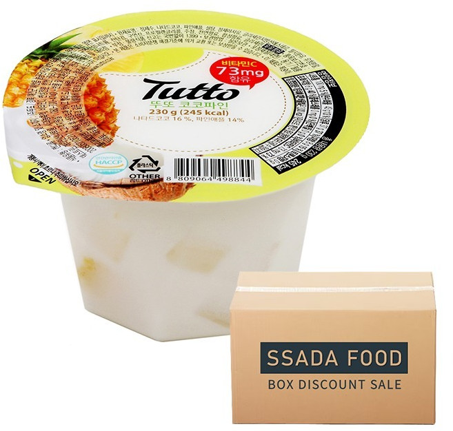 뚜또 젤리 코코파인 푸딩 1박스(6개)