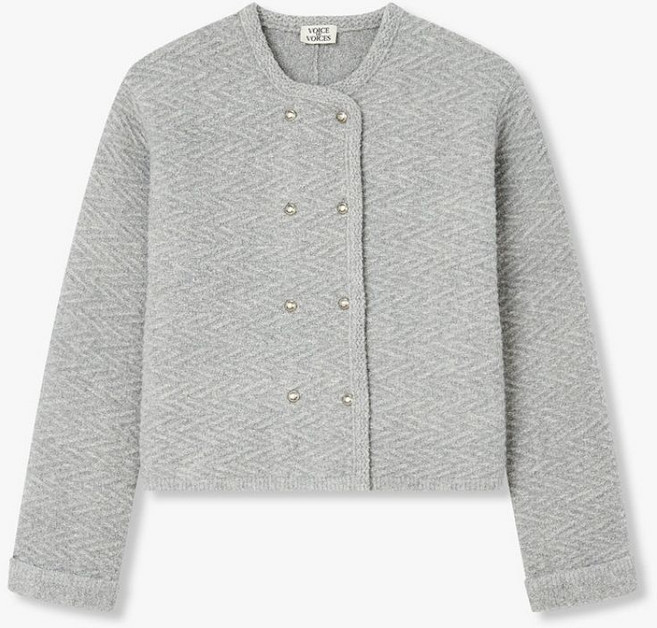 매장정품 VOV 보브 더블 버튼 울 니트 자켓(7116150101)SW 1360503