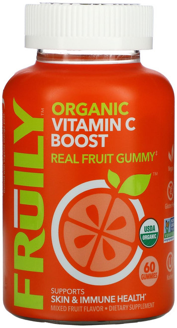 비타민c 오쏘몰 메가도스 중성 천연 고함량 비타민 씨 유기농 비타민 부스트 혼합 과일, 1개, 60정