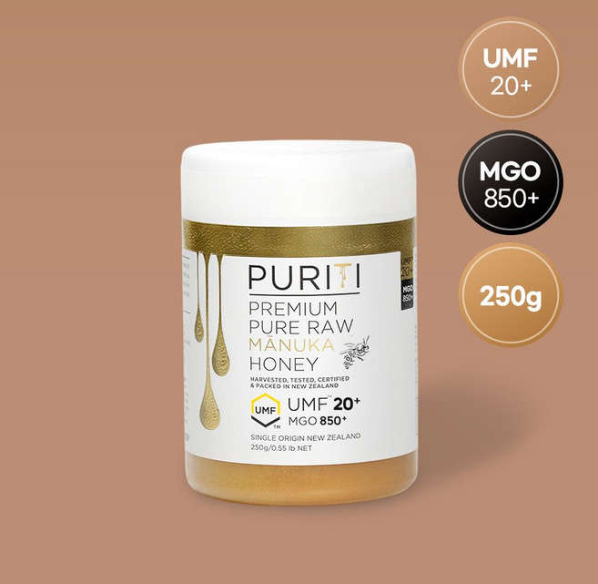 퓨리티 뉴질랜드 마누카꿀 UMF20+ MGO850 250g, 1개