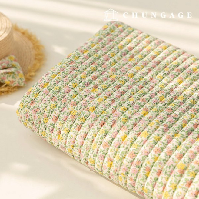 누빔원단 양면 누빔천 줄누빔 꽃무늬 플라워 동물 천 세미 마이크로화이바 11종 반마, 11) 비쥬, 1개