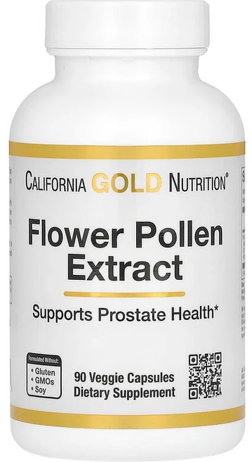 California Gold Nutrition 꽃가루 추출 혼합물 베지 캡슐 90정 CGN-02072, 1 - 쿠팡