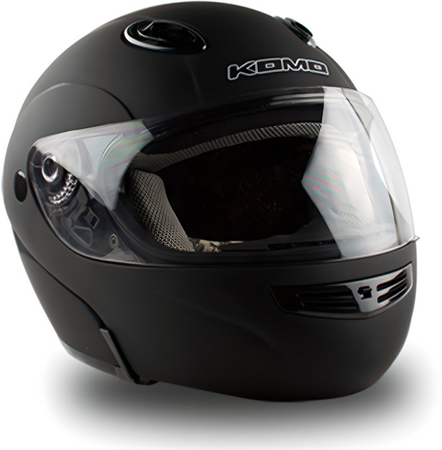 코모 풀페이스 시스템 헬멧 304, 무광블랙