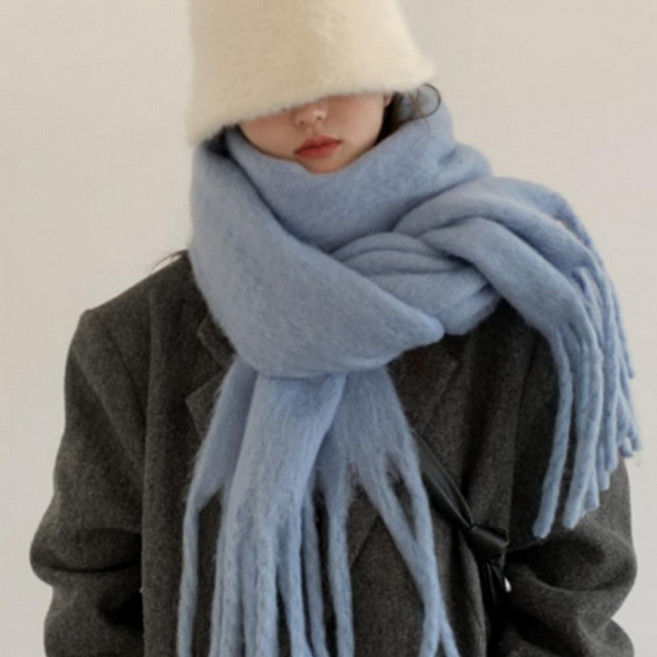 알파카목도리 오버사이즈 남녀공용 머플러 8color 알파카머플러