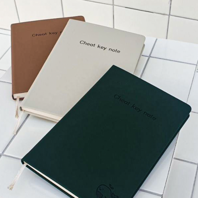 치트키 노트 다이어리 목표쓰기 100일 100번 확언, 달콤 카라멜, 색상