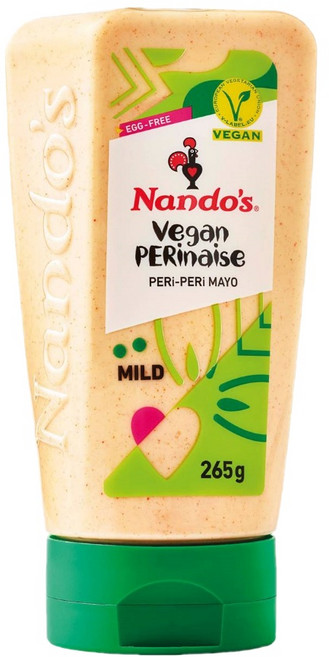 난도스 비건 페리나이즈 마일드 페리페리 마요네즈 Nando's Vegan Peri-peri Mayonnaise, 1개, 265g