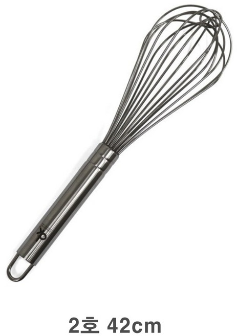 [셰프앤쿡] 델키 슈퍼 거품기 반죽거품기, 2호, 1개