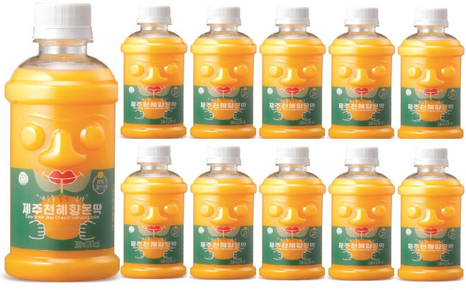 [탐라원] 본사직영 제주천혜향 몬딱 주스 300ml x 10개