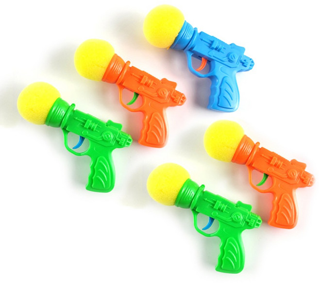 토이랄라 (5개) 팡팡 쁘티 스펀지 권총 아이스크림 아이스 펀치 볼 추억의장난감 무배, 색상랜덤_5개